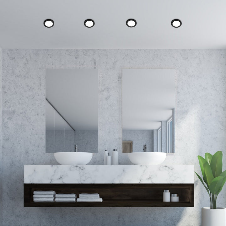 Rabalux lampada da superficie, 3W LED, IP44, nero, Coco