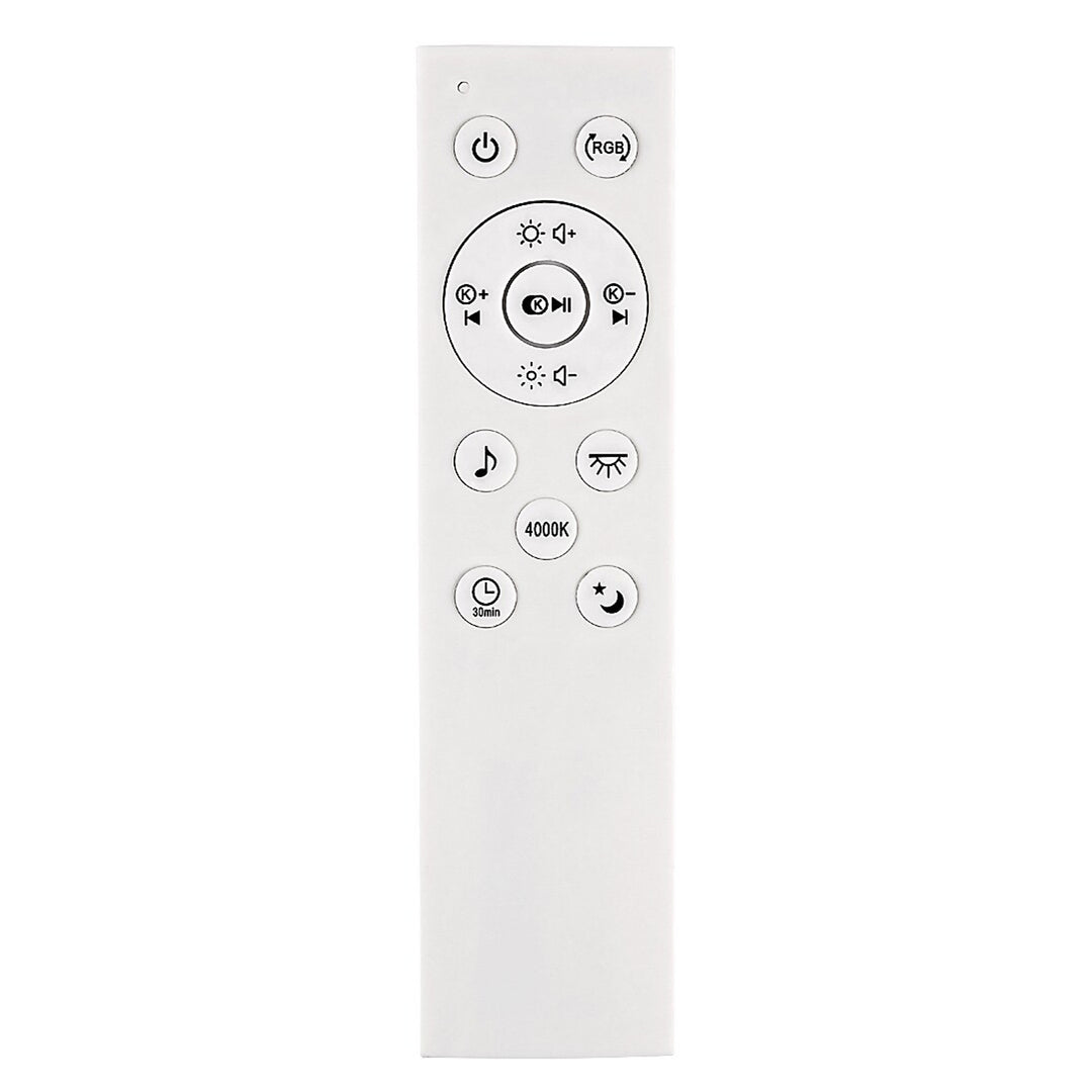 Lampada da soffitto Rabalux, LED 24W, RGB, Bluetooth, timer, Nikolaus