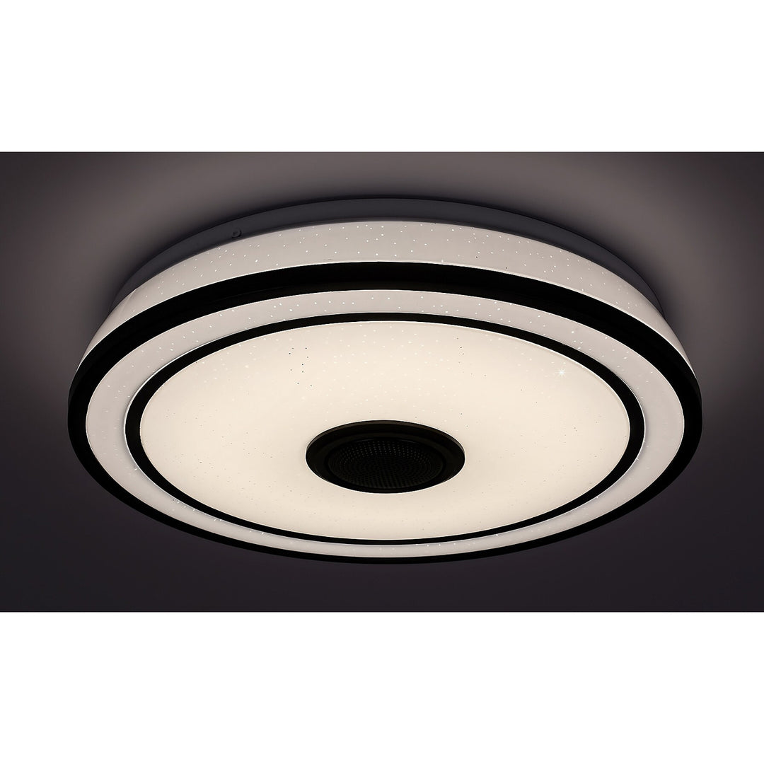 Lampada da soffitto Rabalux, LED 24W, RGB, Bluetooth, timer, Nikolaus