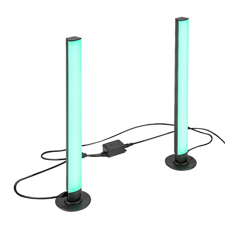 Lampada a stelo Rabalux, lampada da terra, 5W LED, RGB, nero, Paco