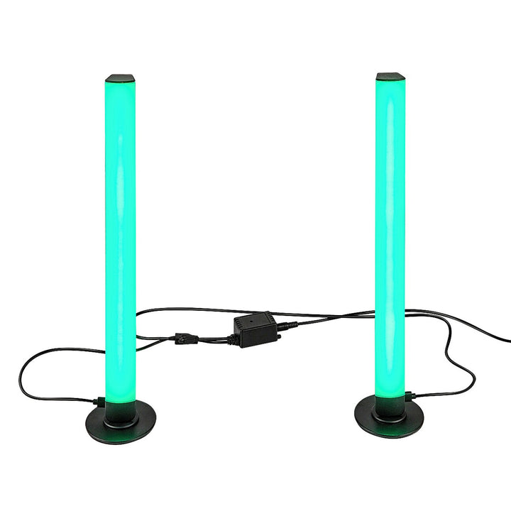 Lampada a stelo Rabalux, lampada da terra, 5W LED, RGB, nero, Paco