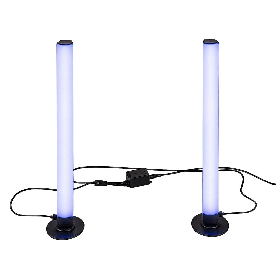 Lampada a stelo Rabalux, lampada da terra, 5W LED, RGB, nero, Paco