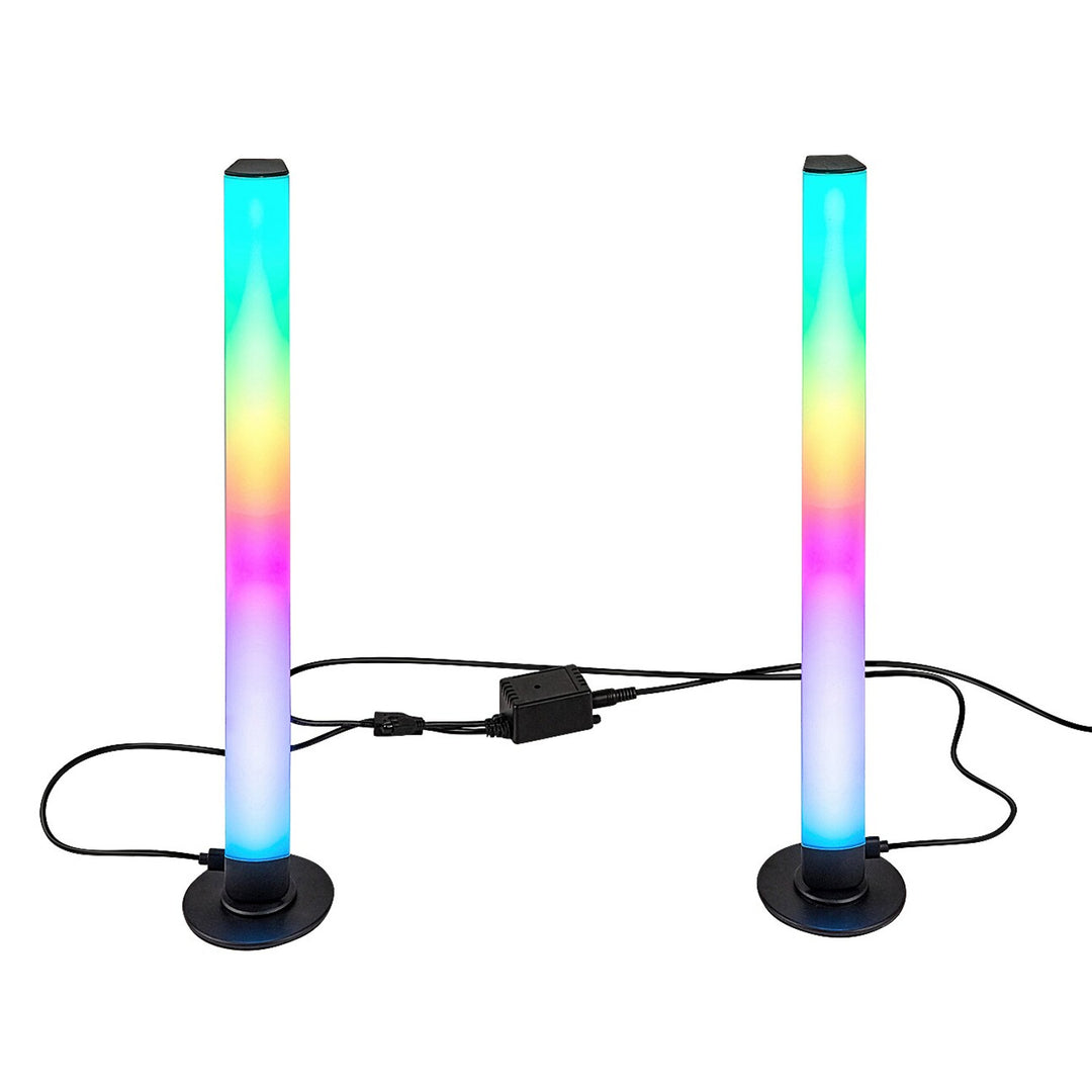 Lampada a stelo Rabalux, lampada da terra, 5W LED, RGB, nero, Paco