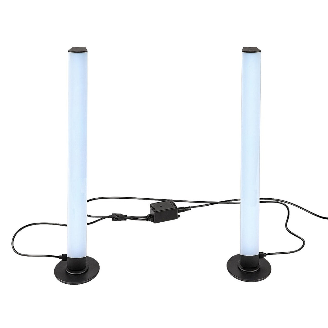 Lampada a stelo Rabalux, lampada da terra, 5W LED, RGB, nero, Paco