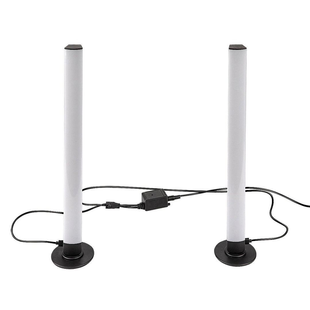 Lampada a stelo Rabalux, lampada da terra, 5W LED, RGB, nero, Paco