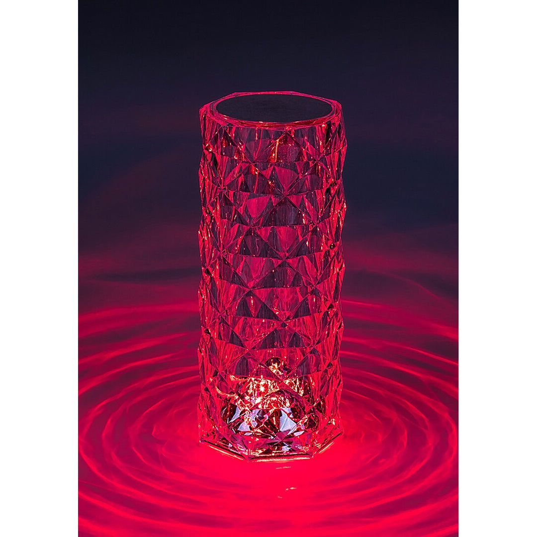 Lampada decorativa Rabaux, cristallo, 1,5W LED, RGB, Siggy