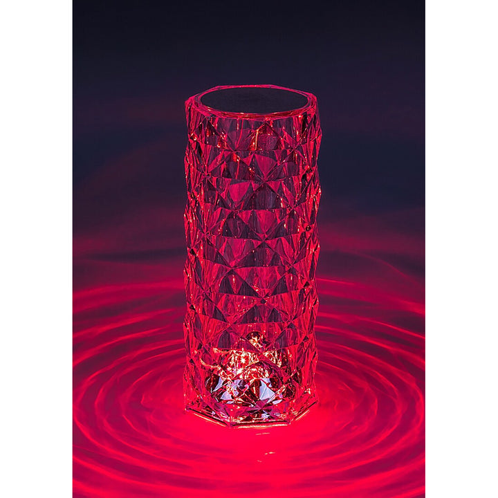 Lampada decorativa Rabaux, cristallo, 1,5W LED, RGB, Siggy