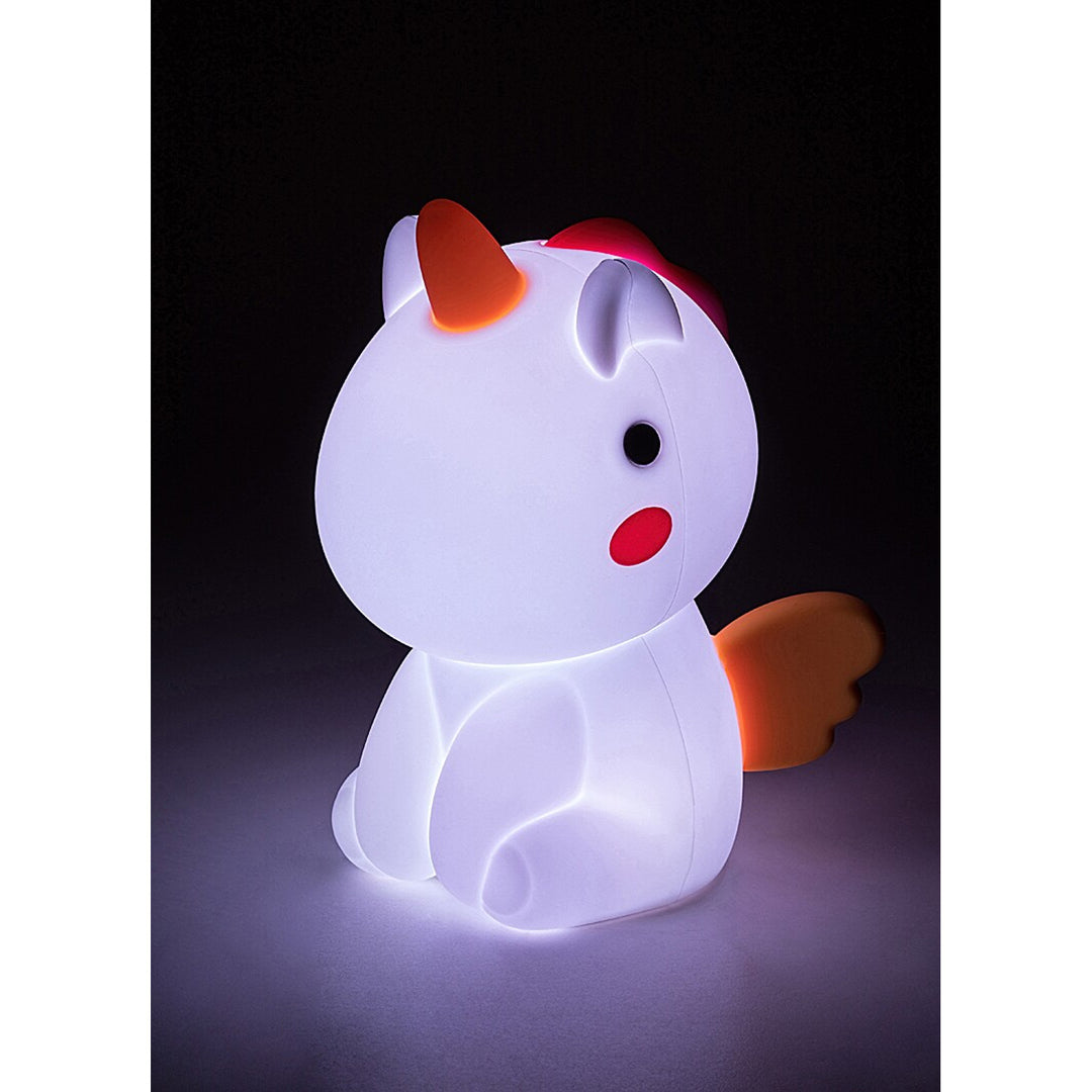 Lampada per bambini Rabalux, unicorno, LED RGB, bianco caldo, IP20, Unicoo