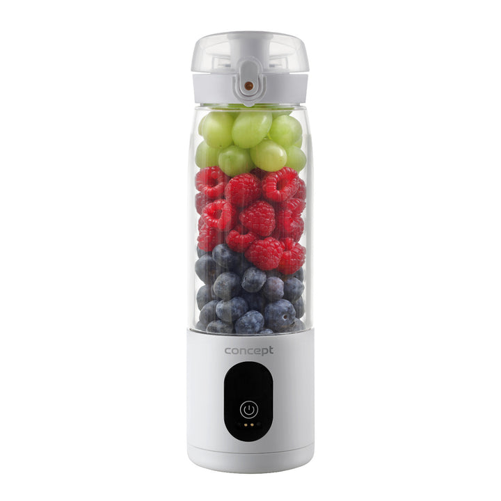 Frullatore personale Concept, 600 ml, batteria ricaricabile agli ioni di litio, bianco, FitMaker SM4000