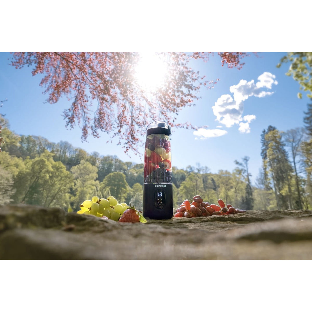 Frullatore personale Concept, 600 ml, ricaricabile agli ioni di litio, nero, FitMaker SM4001