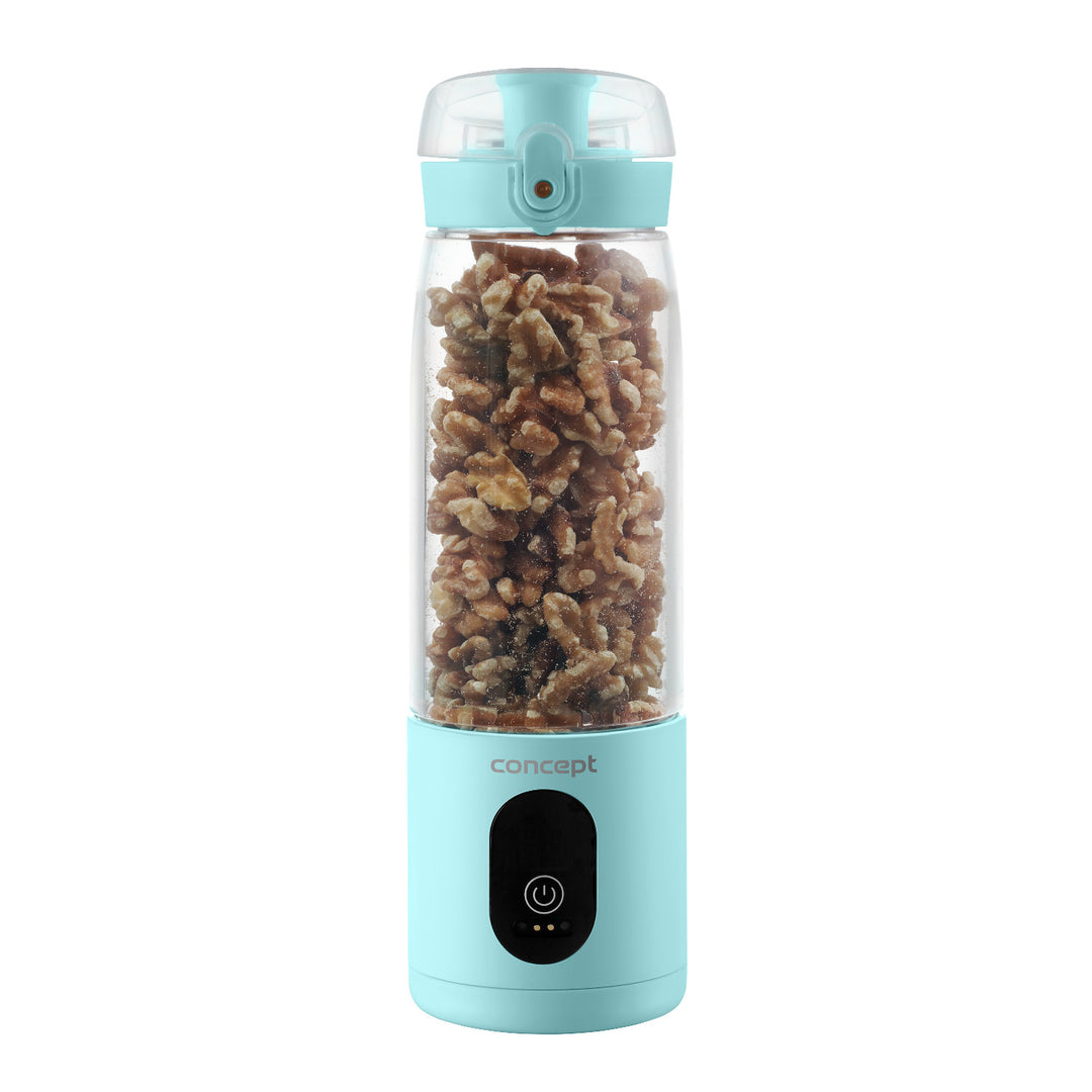 Frullatore personale Concept, 600 ml, ricaricabile agli ioni di litio, blu, FitMaker SM4002
