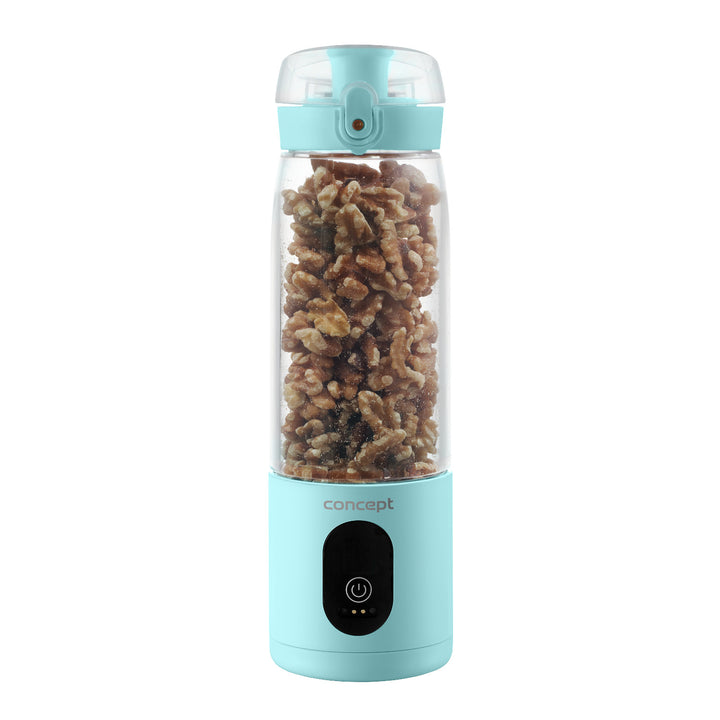 Frullatore personale Concept, 600 ml, ricaricabile agli ioni di litio, blu, FitMaker SM4002