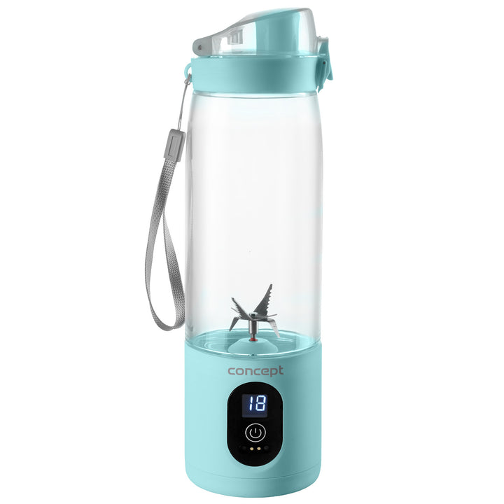 Frullatore personale Concept, 600 ml, ricaricabile agli ioni di litio, blu, FitMaker SM4002