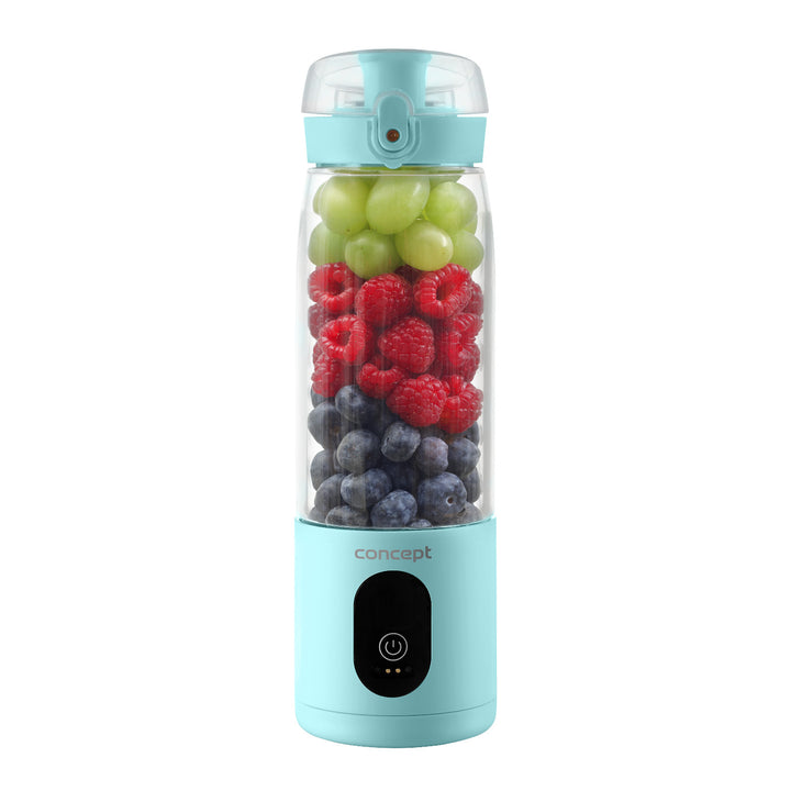 Frullatore personale Concept, 600 ml, ricaricabile agli ioni di litio, blu, FitMaker SM4002