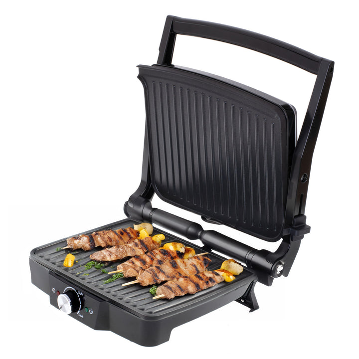 Griglia elettrica Camry, ampia superficie 28x23 cm, regolazione della temperatura, potenza massima 2500 W, CR 3053