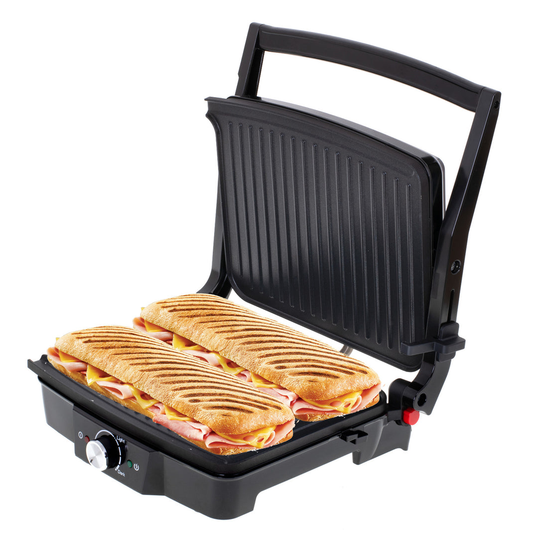 Griglia elettrica Camry, ampia superficie 28x23 cm, regolazione della temperatura, potenza massima 2500 W, CR 3053