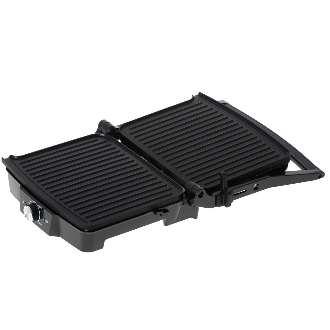 Griglia elettrica Camry, ampia superficie 28x23 cm, regolazione della temperatura, potenza massima 2500 W, CR 3053