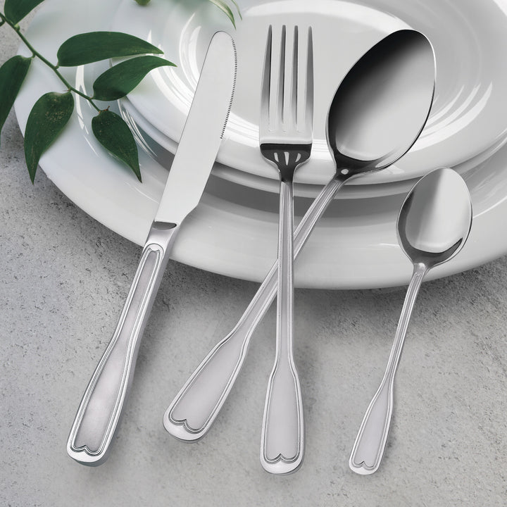 Set di posate Maestro da 24 pezzi modello MR-1519-24 in acciaio inox