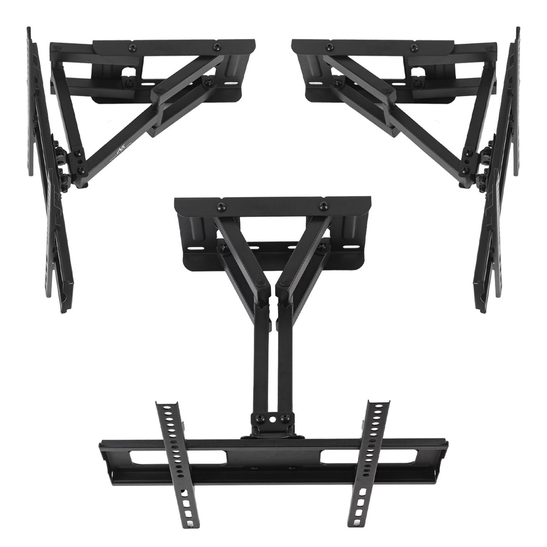 Supporto TV Maclean, max VESA 400x400, 32-75", 50 kg, regolazione angolo orizzontale e verticale, profilo 80-380 mm, nero, MC-788