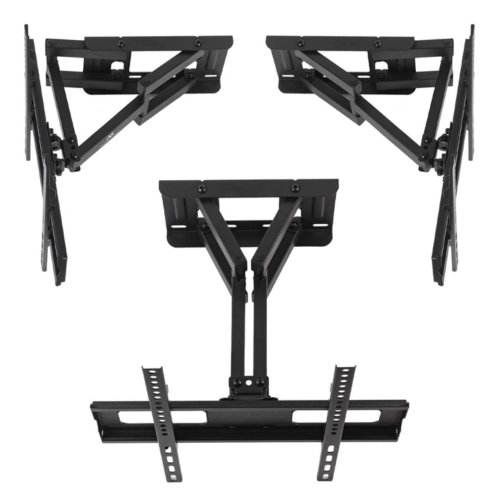 Supporto TV Maclean, max VESA 400x400, 32-75", 50 kg, regolazione angolo orizzontale e verticale, profilo 80-380 mm, nero, MC-788