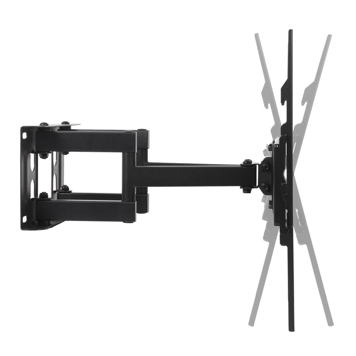 Supporto TV Maclean, max VESA 400x400, 32-75", 50 kg, regolazione angolo orizzontale e verticale, profilo 80-380 mm, nero, MC-788