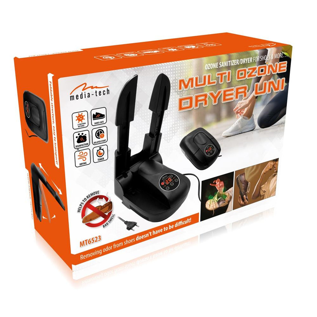 Asciugascarpe Media-Tech, disinfezione con ozono, timer, MT6523