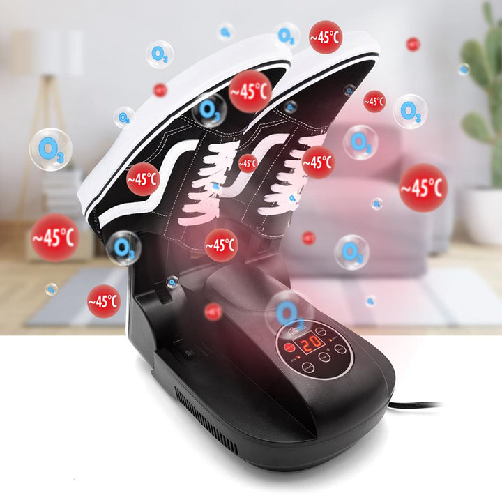 Asciugascarpe Media-Tech, disinfezione con ozono, timer, MT6523