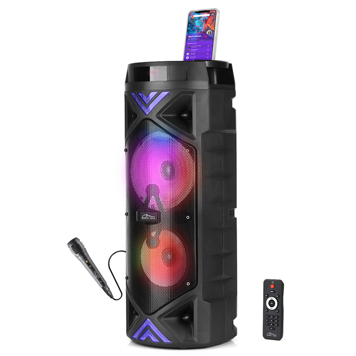 Altoparlante portatile Media-Tech, karaoke, Bluetooth 5.0, 1400W, MT3182