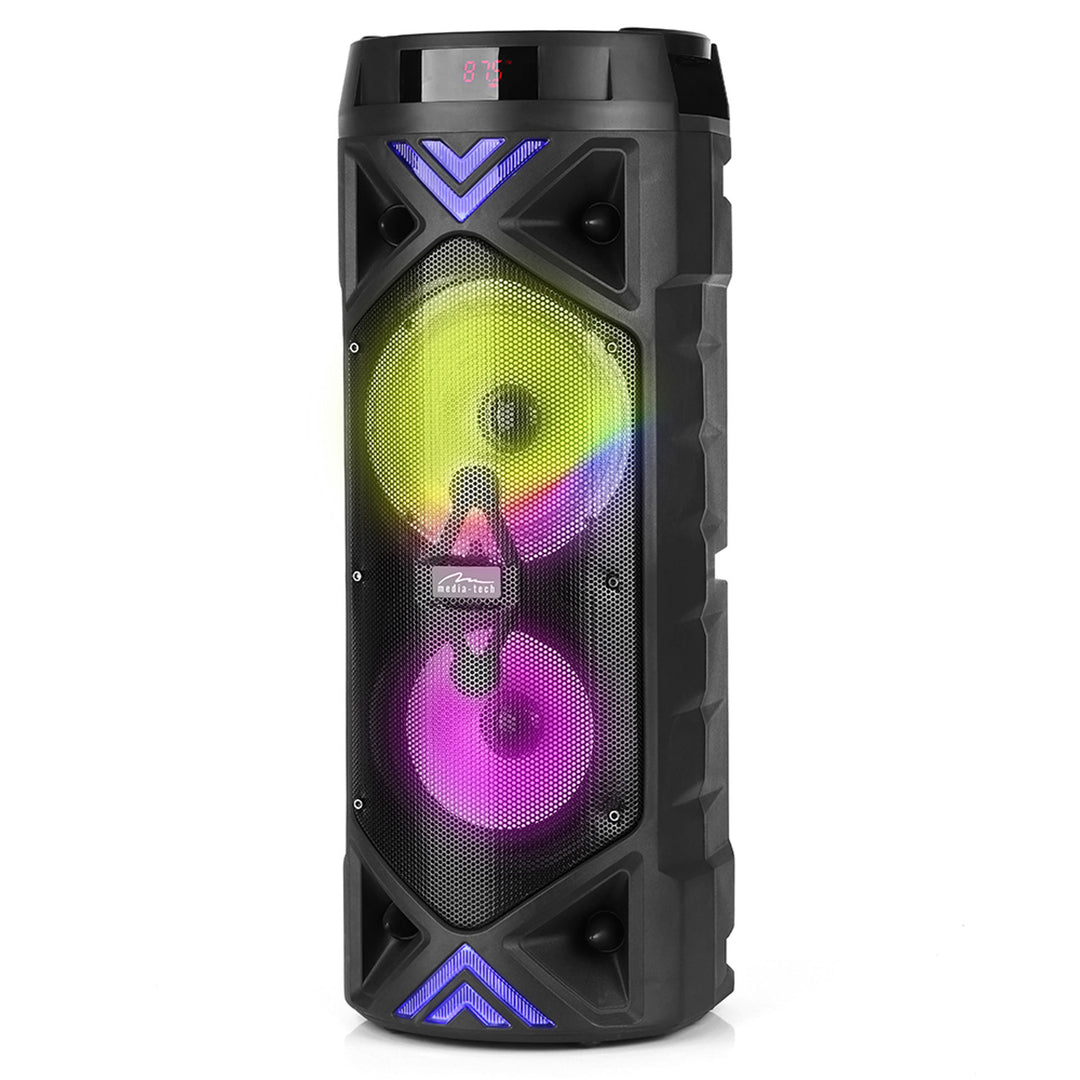 Altoparlante portatile Media-Tech, karaoke, Bluetooth 5.0, 1400W, MT3182