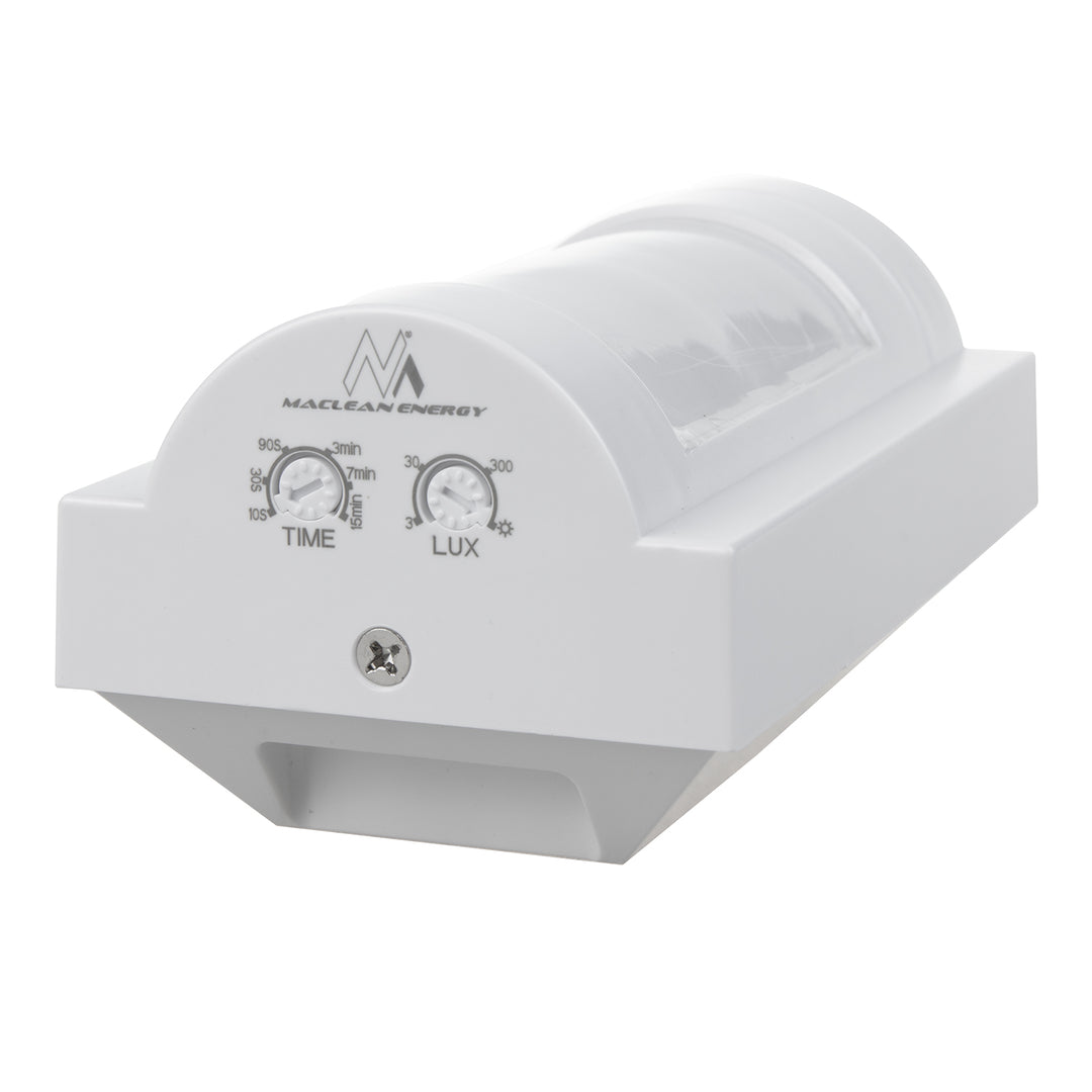 Rilevatore di movimento PIR a infrarossi da esterno Maclean, non rileva il movimento, max.1200W, IP65, MCE385 W, 4 pezzi