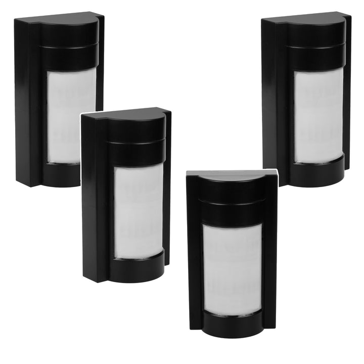 Rilevatore di movimento PIR a infrarossi per esterni Maclean, immune agli animali domestici, max.1200W, IP65, MCE385 B, 4 pezzi