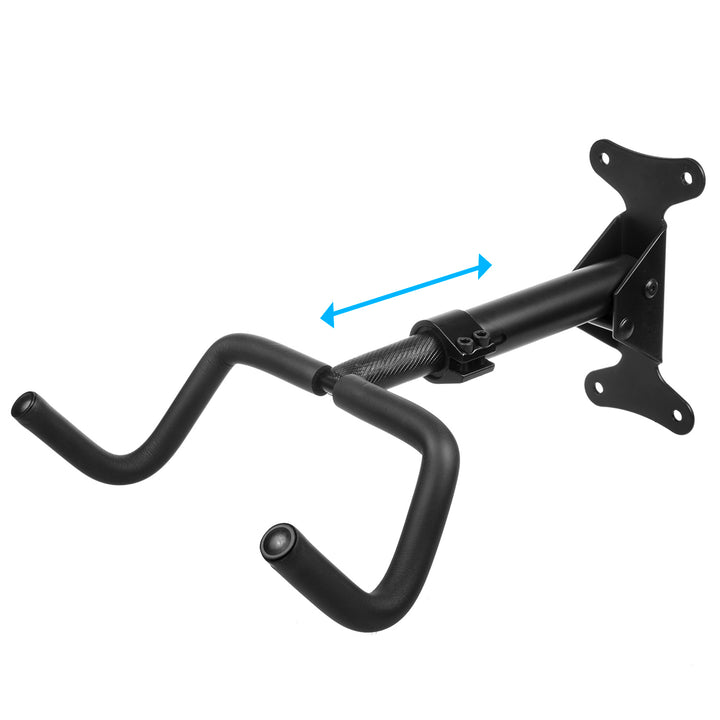 Supporto a parete per bicicletta Maclean, orizzontale, acciaio, carico massimo 30 kg, MC-431, 2 pezzi