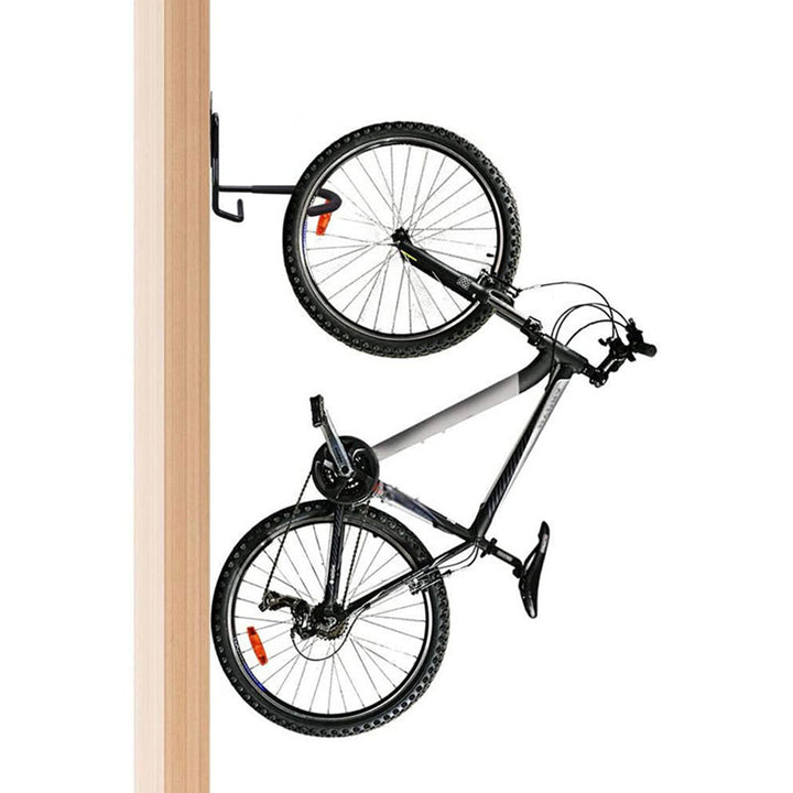 Supporto a parete per bicicletta Maclean, verticale, acciaio, carico massimo 20 kg, MC-433, 2 pezzi