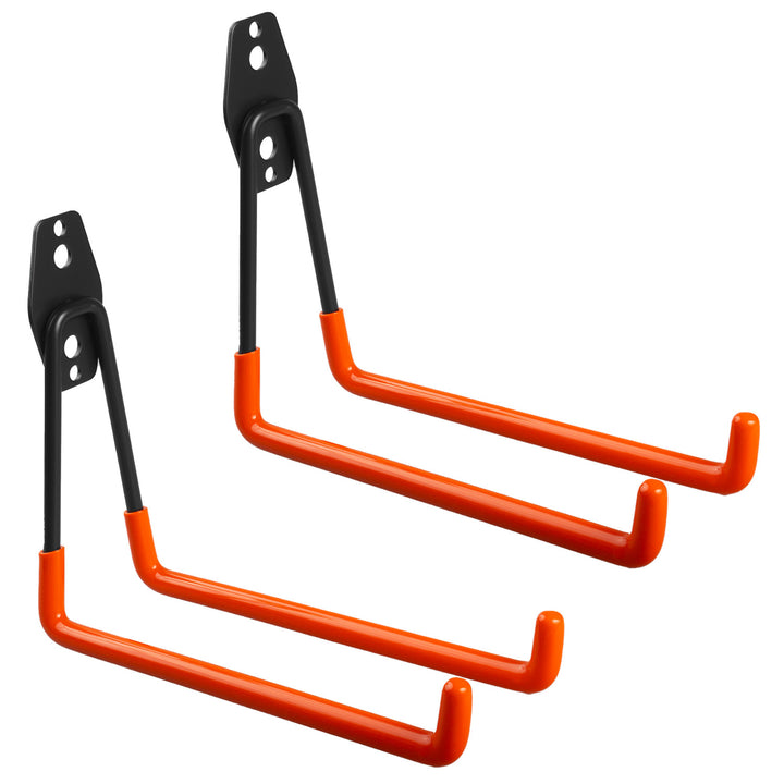 Supporto da parete per garage Maclean, per pneumatici, attrezzi da giardino, scala, tubi, bicicletta, carico massimo 25 kg, MC-444, 2 pz.