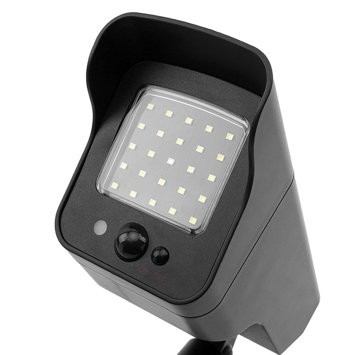 Telecamera solare fittizia, LED lampeggiante, sensore di movimento, illuminazione a LED, adesivo gratuito, SOL1803S, 4 pezzi