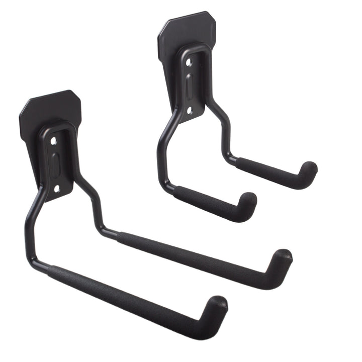 Supporto a parete per garage Maclean, per pneumatici, attrezzi da giardino, scala, tubi da giardino, acciaio, carico massimo 35 kg, MC-439 + MC440