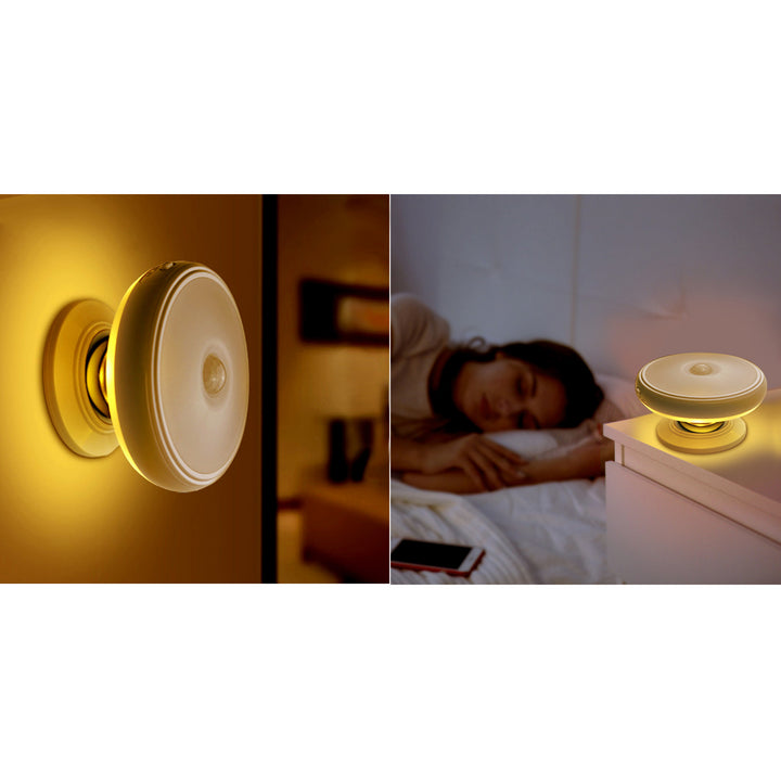 Lampada LED con sensore di movimento Maclean, magnete, retroilluminazione, modalità di illuminazione: continua, sensore PIR, 3xAA, MCE223, 2 pezzi