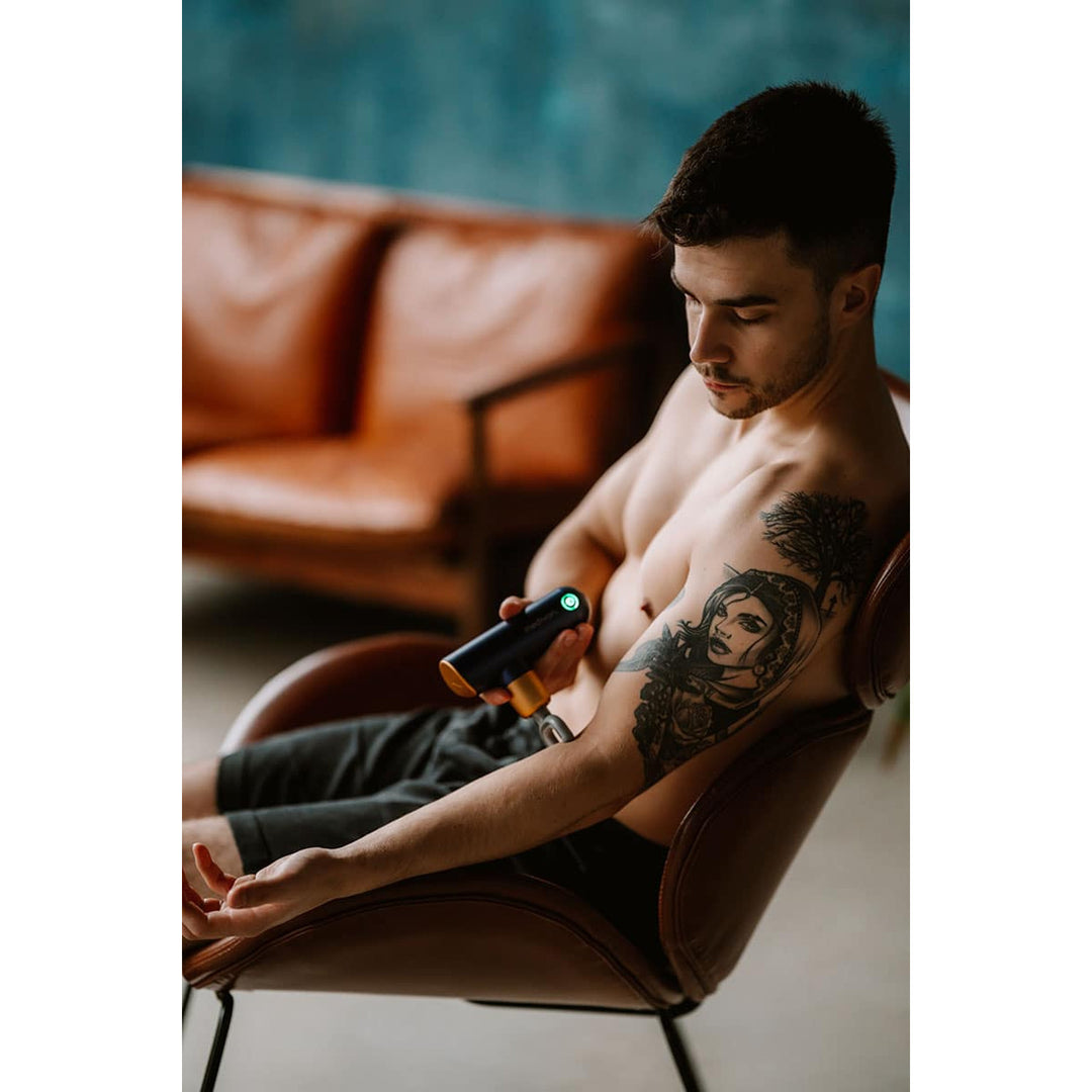 Pistola per massaggi, massaggiatore a mano per il corpo Medivon Gun Pro Y