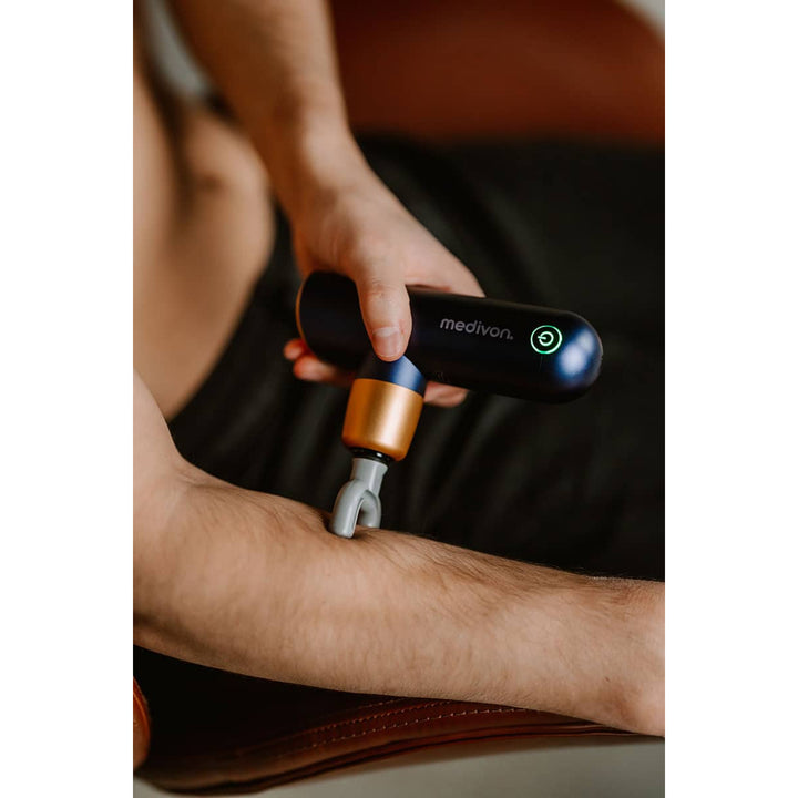 Pistola per massaggi, massaggiatore a mano per il corpo Medivon Gun Pro Y