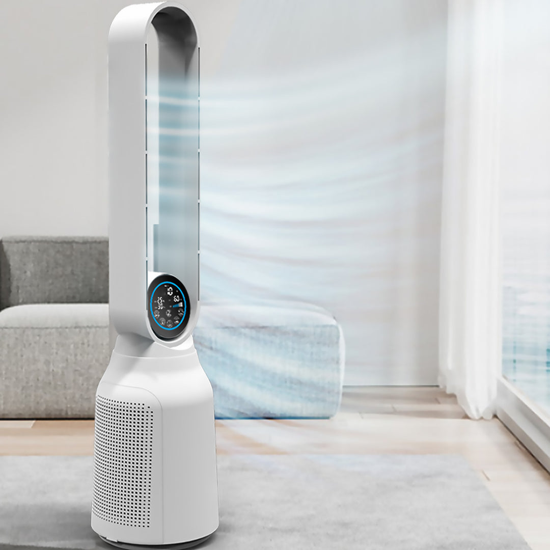 Ventilatore a colonna senza pale al plasma e purificatore d'aria Air Essence LevanteLift con funzione di ionizzazione
