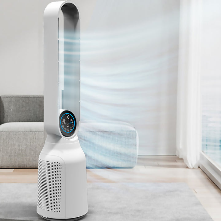 Ventilatore a colonna senza pale al plasma e purificatore d'aria Air Essence LevanteLift con funzione di ionizzazione