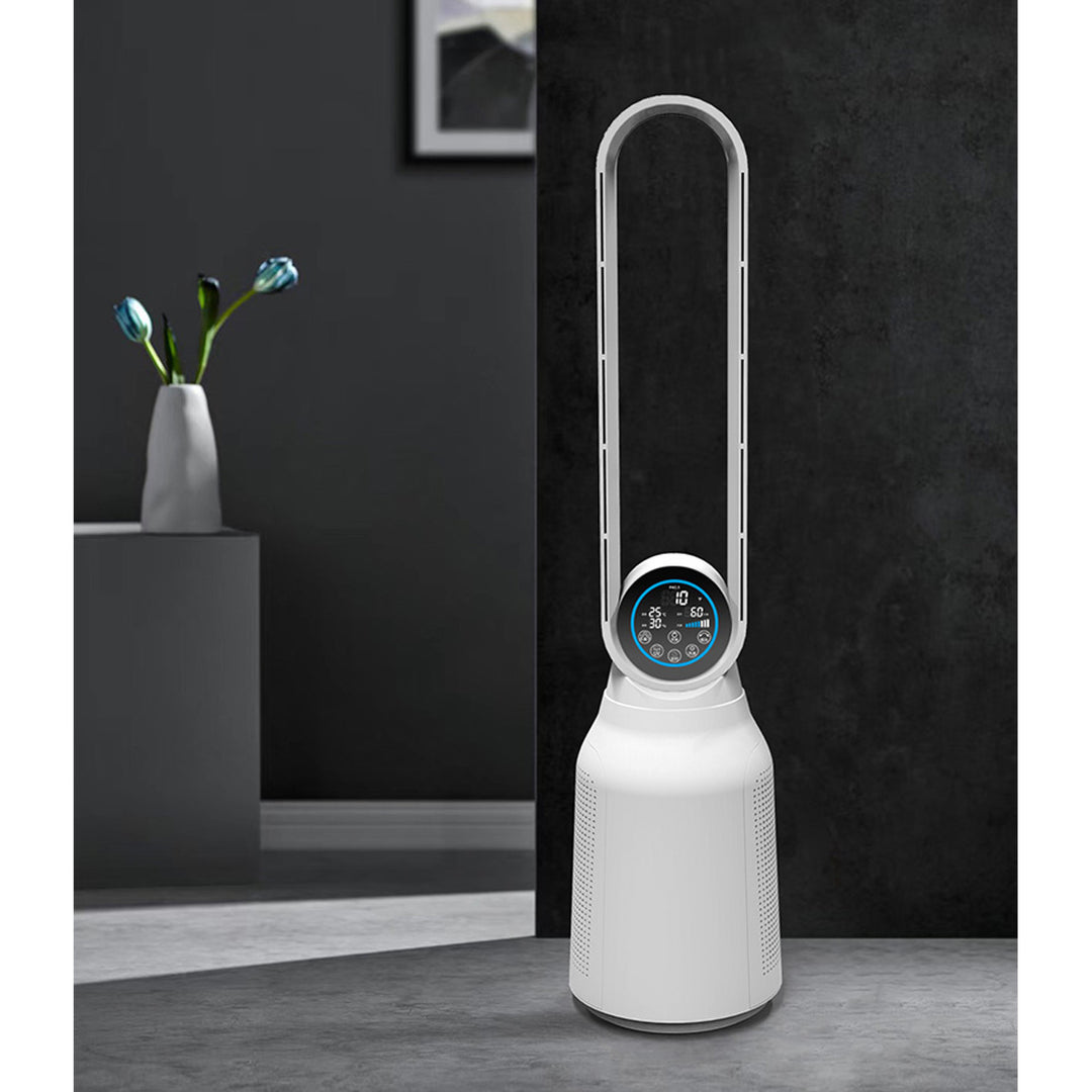 Ventilatore a colonna senza pale al plasma e purificatore d'aria Air Essence LevanteLift con funzione di ionizzazione