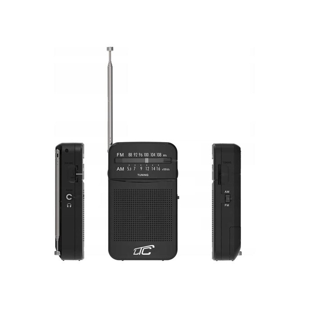 Radio tascabile LEGA LXLTC2029C con alimentazione a batteria AM/FM/AUX LTC