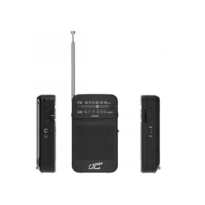 Radio tascabile LEGA LXLTC2029C con alimentazione a batteria AM/FM/AUX LTC