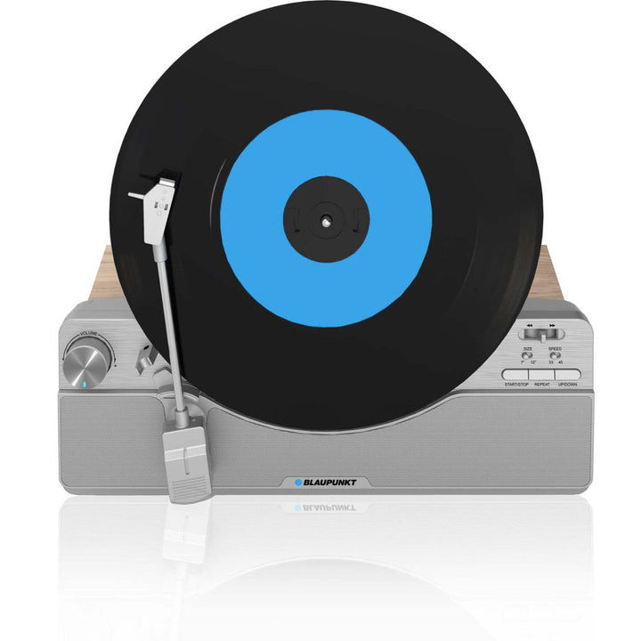 Giradischi verticale Blaupunkt, Bluetooth, 2x5W RMS, argento, VT100SL