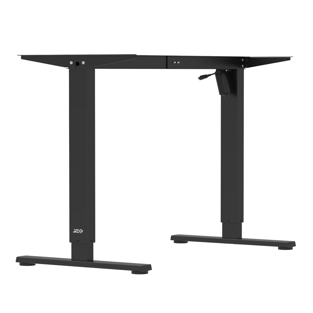 Scrivania elettrica regolabile in altezza Ergo Office, altezza massima 1160 mm, max - 80 kg, senza piano d'appoggio, nero, ER-400 B