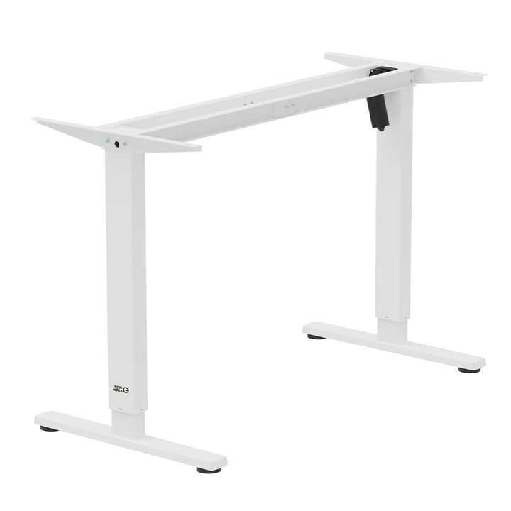 Scrivania elettrica regolabile in altezza Ergo Office, altezza massima 1160 mm, max - 80 kg, senza piano d'appoggio, bianco, ER-400 W