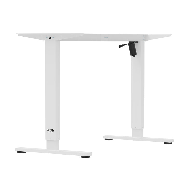 Scrivania elettrica regolabile in altezza Ergo Office, altezza massima 1160 mm, max - 80 kg, senza piano d'appoggio, bianco, ER-400 W