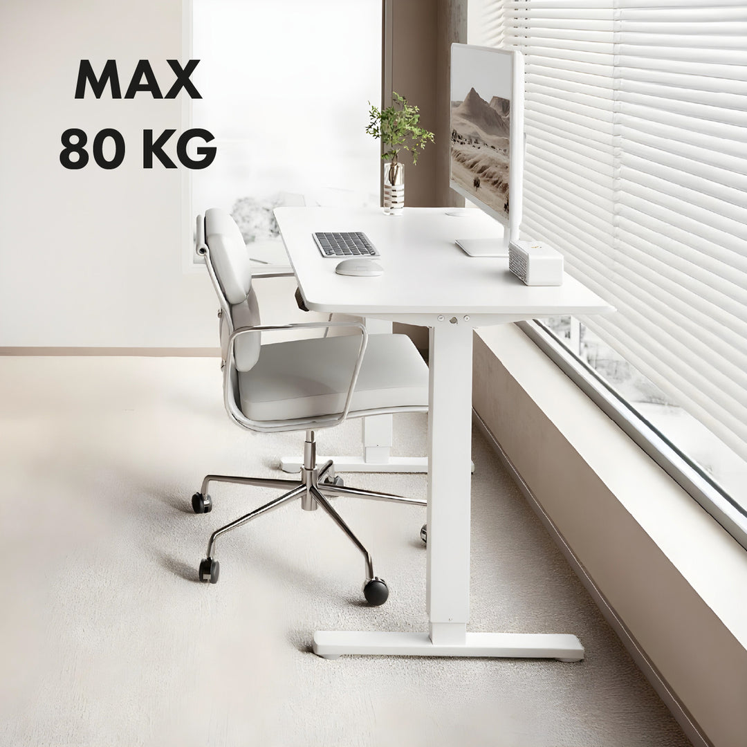 Scrivania elettrica regolabile in altezza Ergo Office, altezza massima 1160 mm, max - 80 kg, senza piano d'appoggio, bianco, ER-400 W