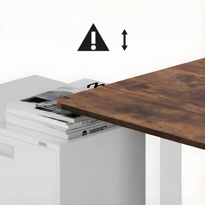 Scrivania elettrica regolabile in altezza Ergo Office, altezza massima 1160 mm, max - 80 kg, senza piano d'appoggio, bianco, ER-400 W